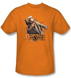 The Hobbit Kids Shirt Movie Unexpected Journey Bombur Orange T-shirt