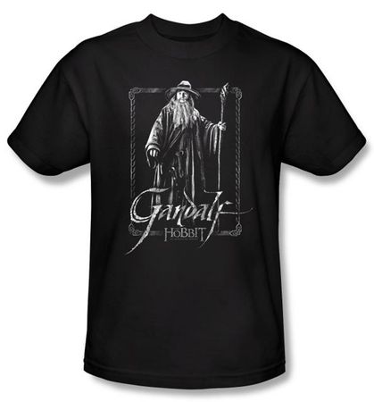 The Hobbit Kids Shirt Movie Unexpected Journey Gandalf Black T-Shirt