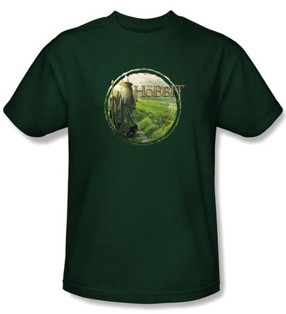 The Hobbit Shirt Movie Unexpected Journey Gandalfs Journey Adult Tee