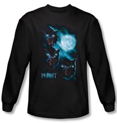 The Hobbit Shirt Movie Unexpected Journey Warg Moon Black Long Sleeve
