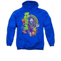 The Joker Hoodie Raw Deal Royal Blue Sweatshirt Hoody