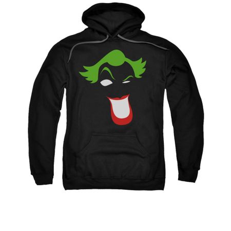 The Joker Hoodie Simplified Black Sweatshirt Hoody