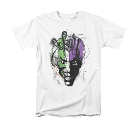 The Joker Shirt Airbush White T-Shirt