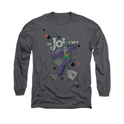 The Joker Shirt Big Step Long Sleeve Charcoal Tee T-Shirt The Joker Shirt Big Step Long Sleeve Charcoal Tee T-Shirt