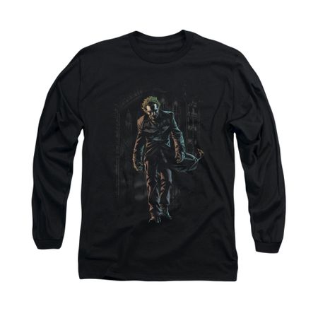 The Joker Shirt Joker Leaving Long Sleeve Black Tee T-Shirt
