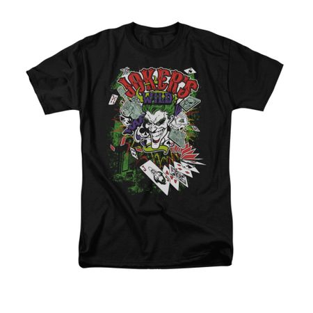 The Joker Shirt Jokers Wild Black T-Shirt