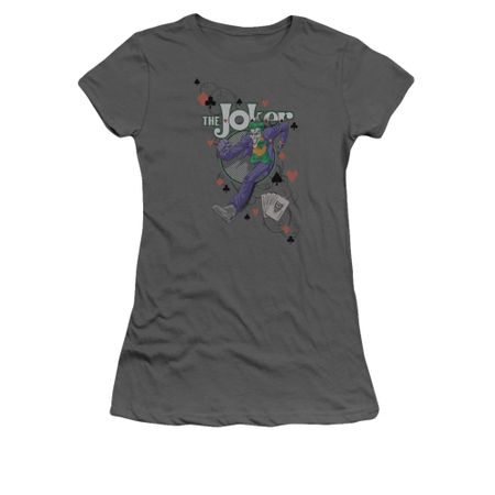 The Joker Shirt Juniors Big Step Charcoal T-Shirt