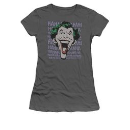 The Joker Shirt Juniors HA HA HAAA Charcoal T-Shirt The Joker Shirt Juniors HA HA HAAA Charcoal T-Shirt