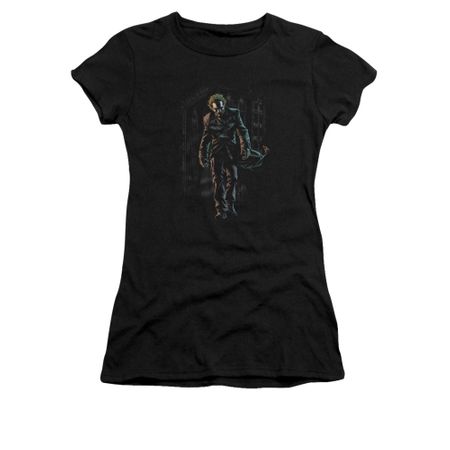 The Joker Shirt Juniors Joker Leaving Black T-Shirt