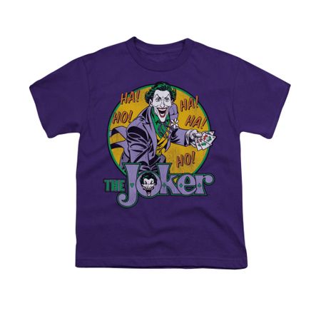 The Joker Shirt Kids Cards Purple T-Shirt