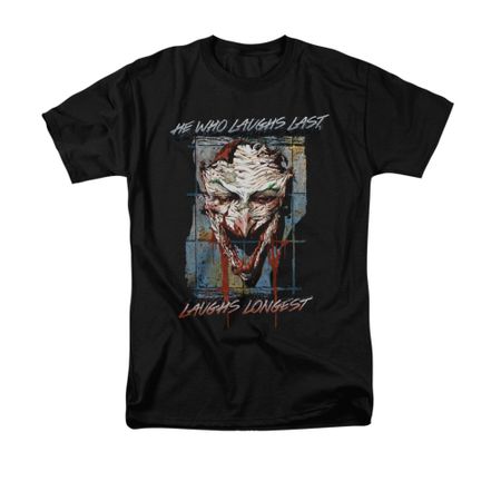 The Joker Shirt Laughs Longest Black T-Shirt