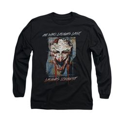 The Joker Shirt Laughs Longest Long Sleeve Black Tee T-Shirt The Joker Shirt Laughs Longest Long Sleeve Black Tee T-Shirt