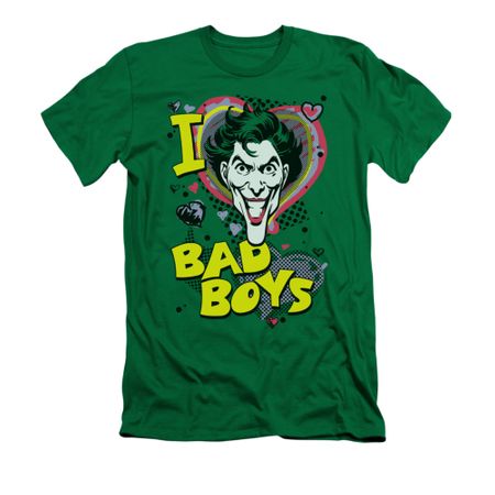 The Joker Shirt Slim Fit Bad Boys Kelly Green T-Shirt