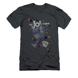 The Joker Shirt Slim Fit Big Step Charcoal T-Shirt The Joker Shirt Slim Fit Big Step Charcoal T-Shirt