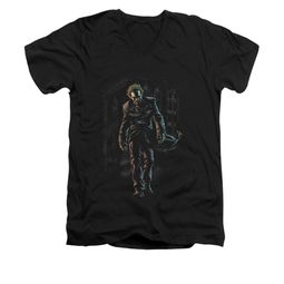 The Joker Shirt Slim Fit V-Neck Joker Leaving Black T-Shirt The Joker Shirt Slim Fit V-Neck Joker Leaving Black T-Shirt