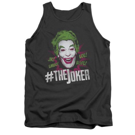 The Joker Shirt Tank Top #Joker Charcoal Tanktop