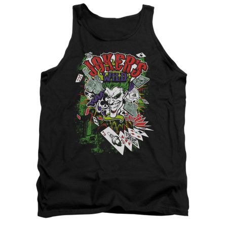 The Joker Shirt Tank Top Jokers Wild Black Tanktop