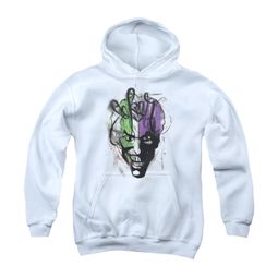 The Joker Youth Hoodie Airbush White Kids Hoody The Joker Youth Hoodie Airbush White Kids Hoody