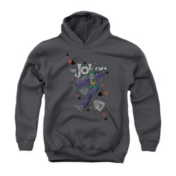 The Joker Youth Hoodie Big Step Charcoal Kids Hoody The Joker Youth Hoodie Big Step Charcoal Kids Hoody