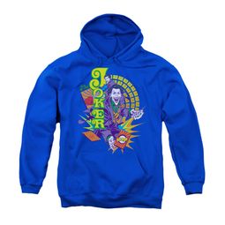 The Joker Youth Hoodie Raw Deal Royal Blue Kids Hoody