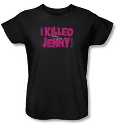 The L Word Ladies Shirt I Killed Jenny Black T-Shirt Tee