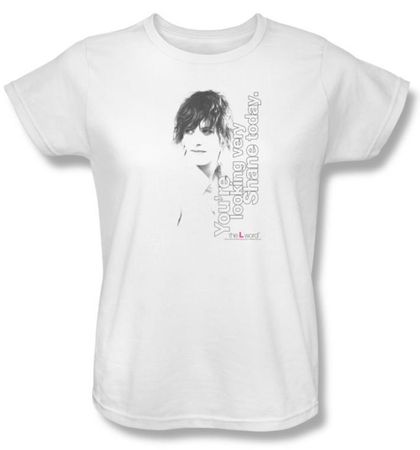 The L Word Ladies Shirt Looking Shane Today White T-Shirt Tee