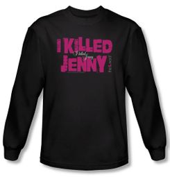 The L Word Shirt I Killed Jenny Black Long Sleeve T-Shirt Tee