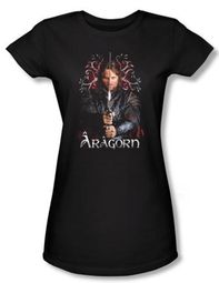 The Lord Of The Rings Juniors T-Shirt Aragorn 2 Black Tee Shirt