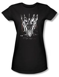 The Lord Of The Rings Juniors T-Shirt Big Sauron Head Black Shirts