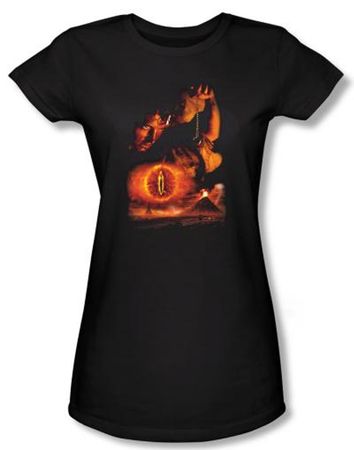 The Lord Of The Rings Juniors T-Shirt Destroy The Ring Black Tee Shirt