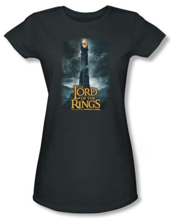 The Lord Of The Rings Juniors T-Shirt Eye Of Sauron Charcoal Tee Shirt