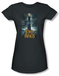 The Lord Of The Rings Juniors T-Shirt Eye Of Sauron Charcoal Tee Shirt