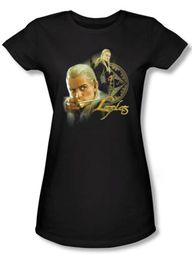 The Lord Of The Rings Juniors T-Shirt Legolas Black Tee Shirt