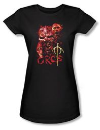 The Lord Of The Rings Juniors T-Shirt ORCS Black Tee Shirt