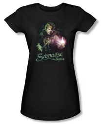 The Lord Of The Rings Juniors T-Shirt Samwise Gamgee Black Tee Shirt