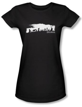 The Lord Of The Rings Juniors T-Shirt The Fellowship Black Tee Shirt
