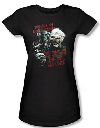 The Lord Of The Rings Juniors T-Shirt Time Of The Orc Black Tee Shirt