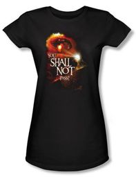 The Lord Of The Rings Juniors T-Shirt You Shall Not Pass Black Tee
