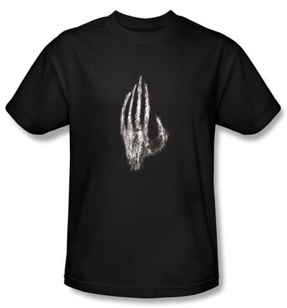 The Lord Of The Rings  Kids T-Shirt Hand Of Saruman Black Tee Youth