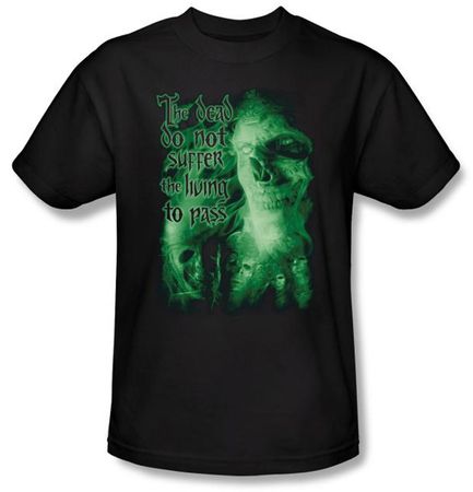 The Lord Of The Rings Kids T-Shirt King Of The Dead Black Shirt Youth
