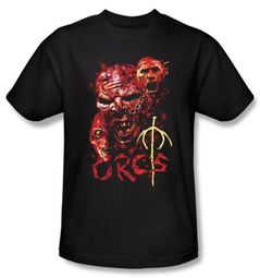 The Lord Of The Rings Kids T-Shirt ORCS Black Tee Shirt Youth