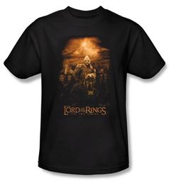 The Lord Of The Rings Kids T-Shirt Riders Of Rohan Black Shirt Youth