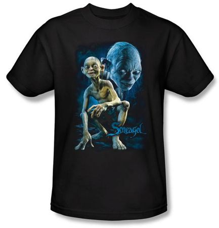 The Lord Of The Rings Kids T-Shirt Smeagol Black Shirt Tee Youth