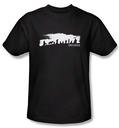 The Lord Of The Rings Kids T-Shirt The Fellowship Black Shirt Youth