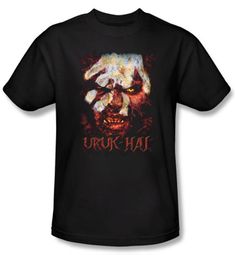 The Lord Of The Rings Kids T-Shirt Uruk Hai Black Shirt Youth