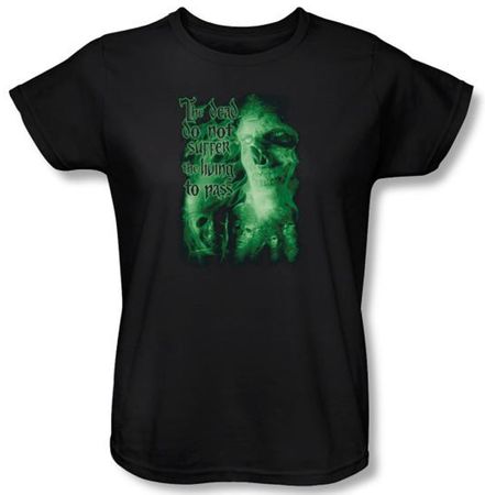 The Lord Of The Rings Ladies T-Shirt King Of The Dead Black Tee Shirt
