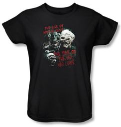 The Lord Of The Rings Ladies T-Shirt Time Of The Orc Black Tee Shirt