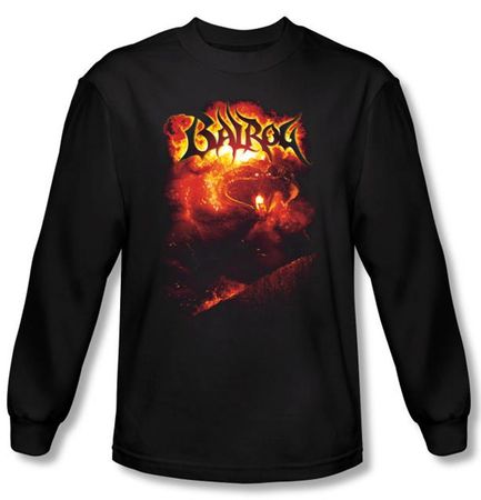 The Lord Of The Rings Long Sleeve T-Shirt Balrog Black Shirt
