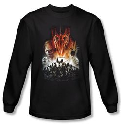 The Lord Of The Rings Long Sleeve T-Shirt Evil Rising Black Tee Shirt
