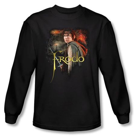 The Lord Of The Rings Long Sleeve T-Shirt Frodo Black Tee Shirt